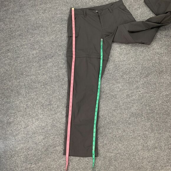 The North Face Cargo Pant Women 8 Gray Stretch Nylon Paramount Convertible Short - Picture 5 of 12